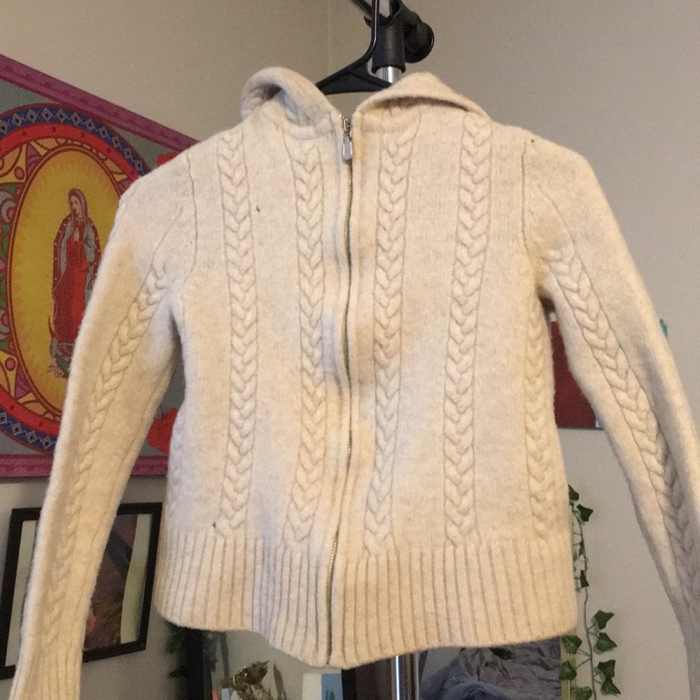 Cream color sweater